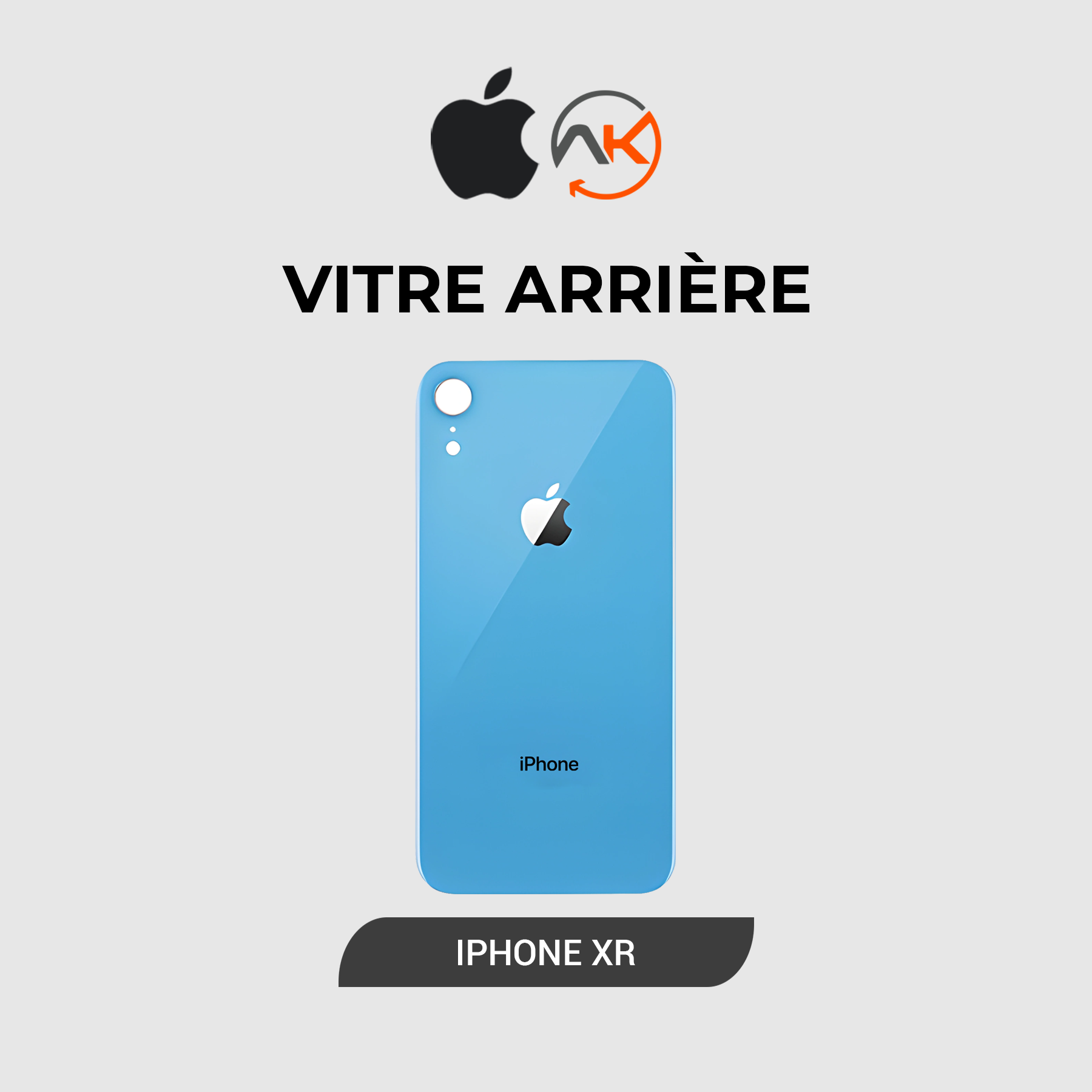 Back Glass Iphone XR