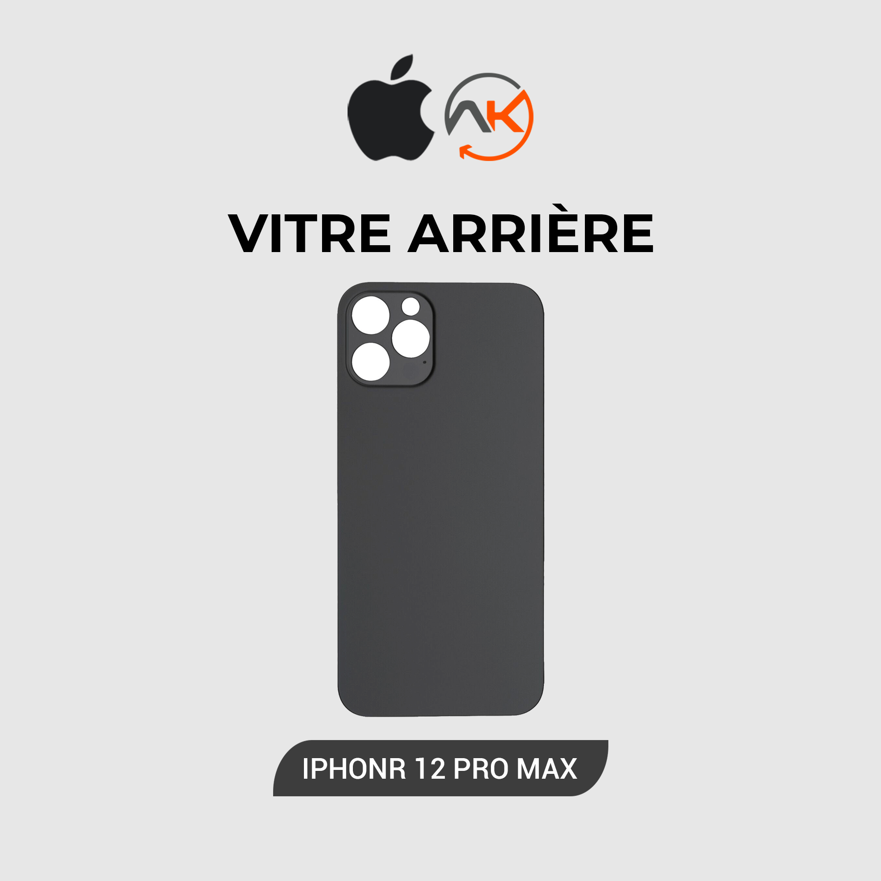Back Glass Iphone 12 Pro Max