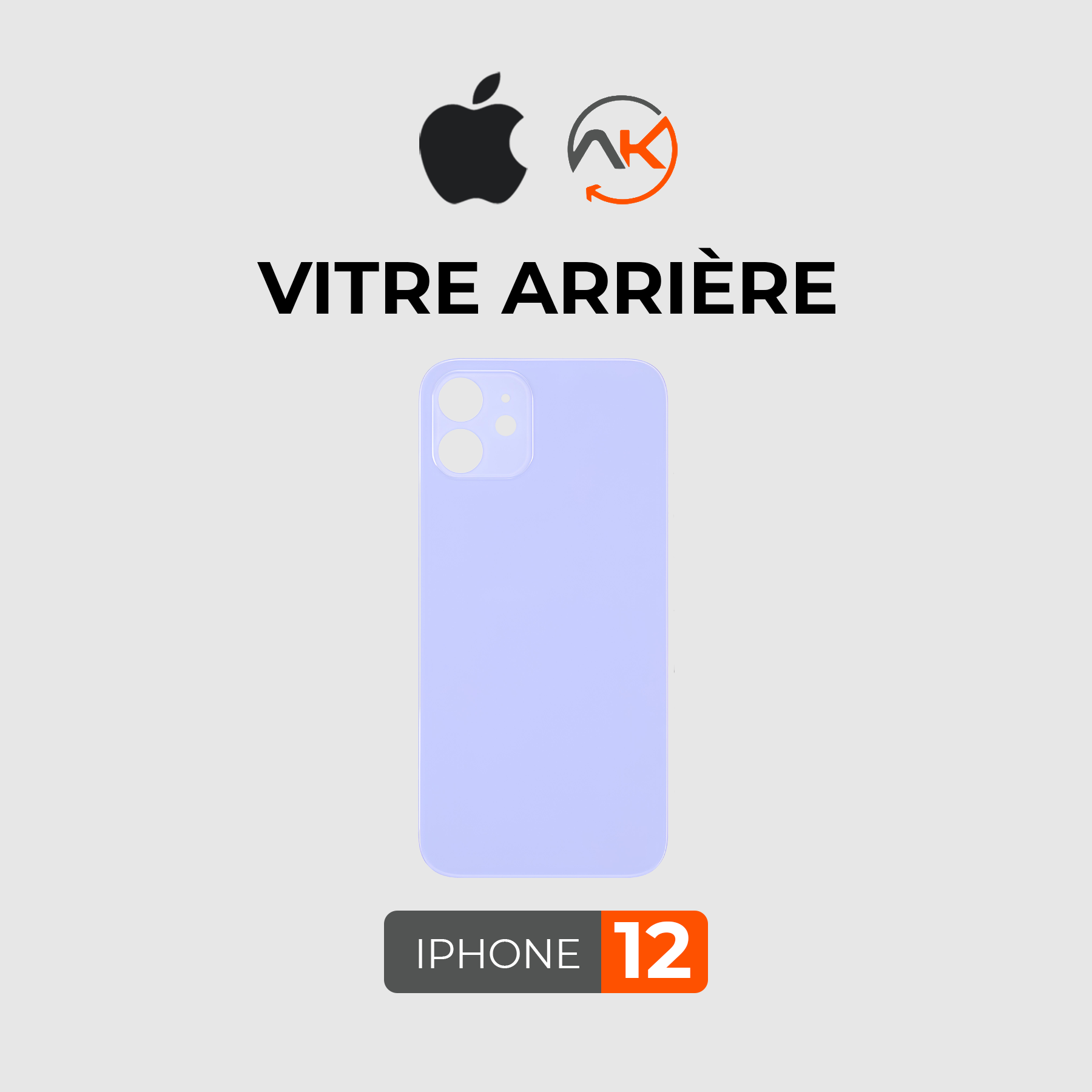 Back Glass Iphone 12