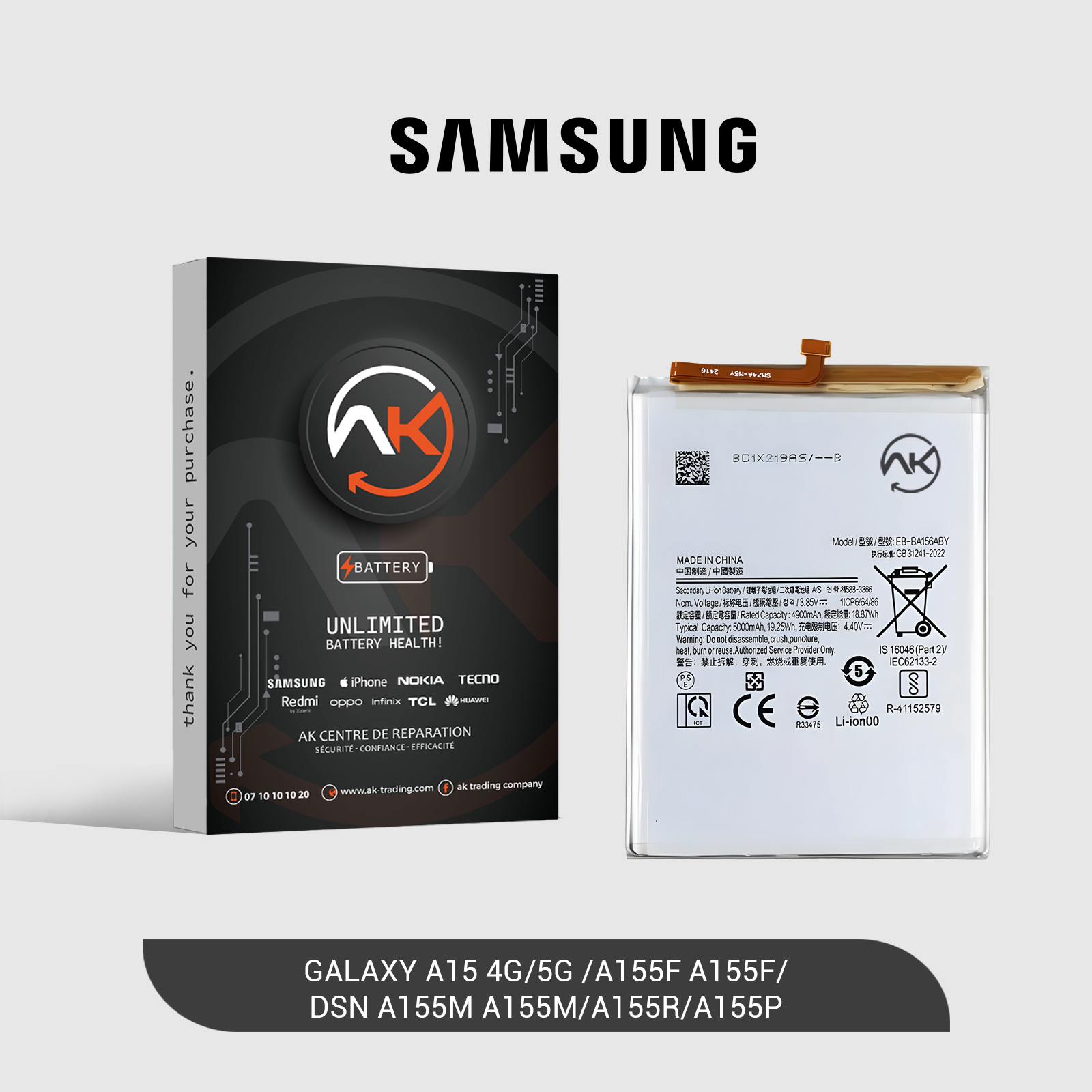 Battery Galaxy A15