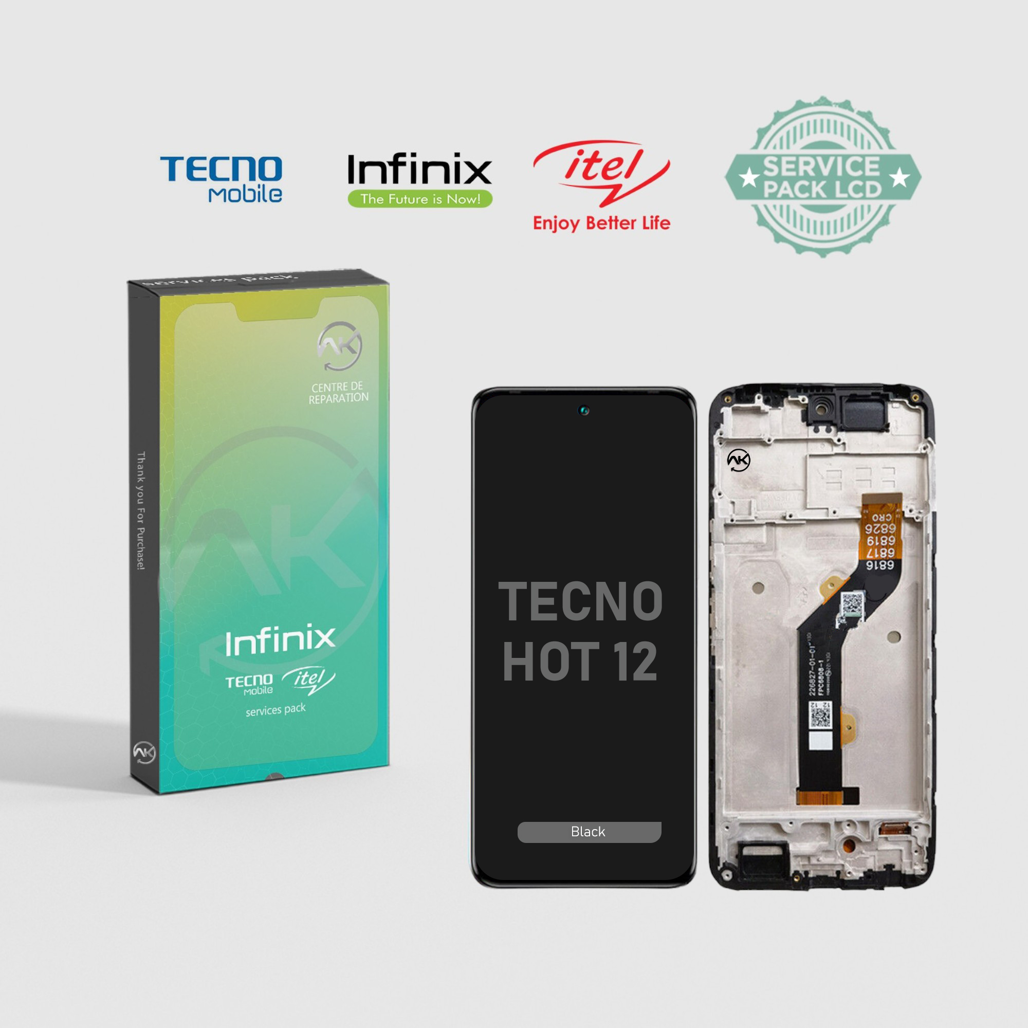 Screen Infinix Hot 12