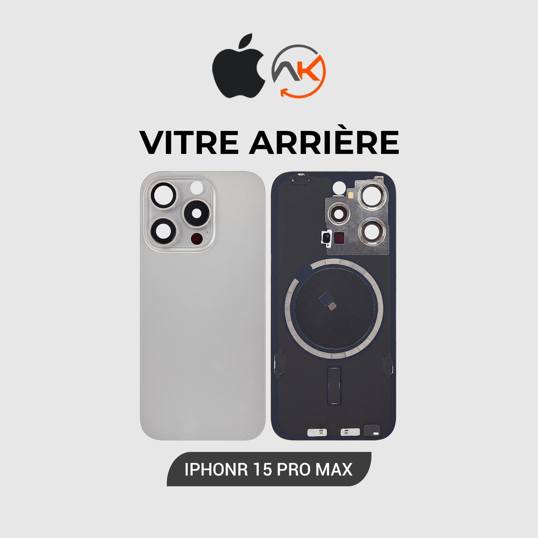 Back Glass Iphone 15 Pro Max