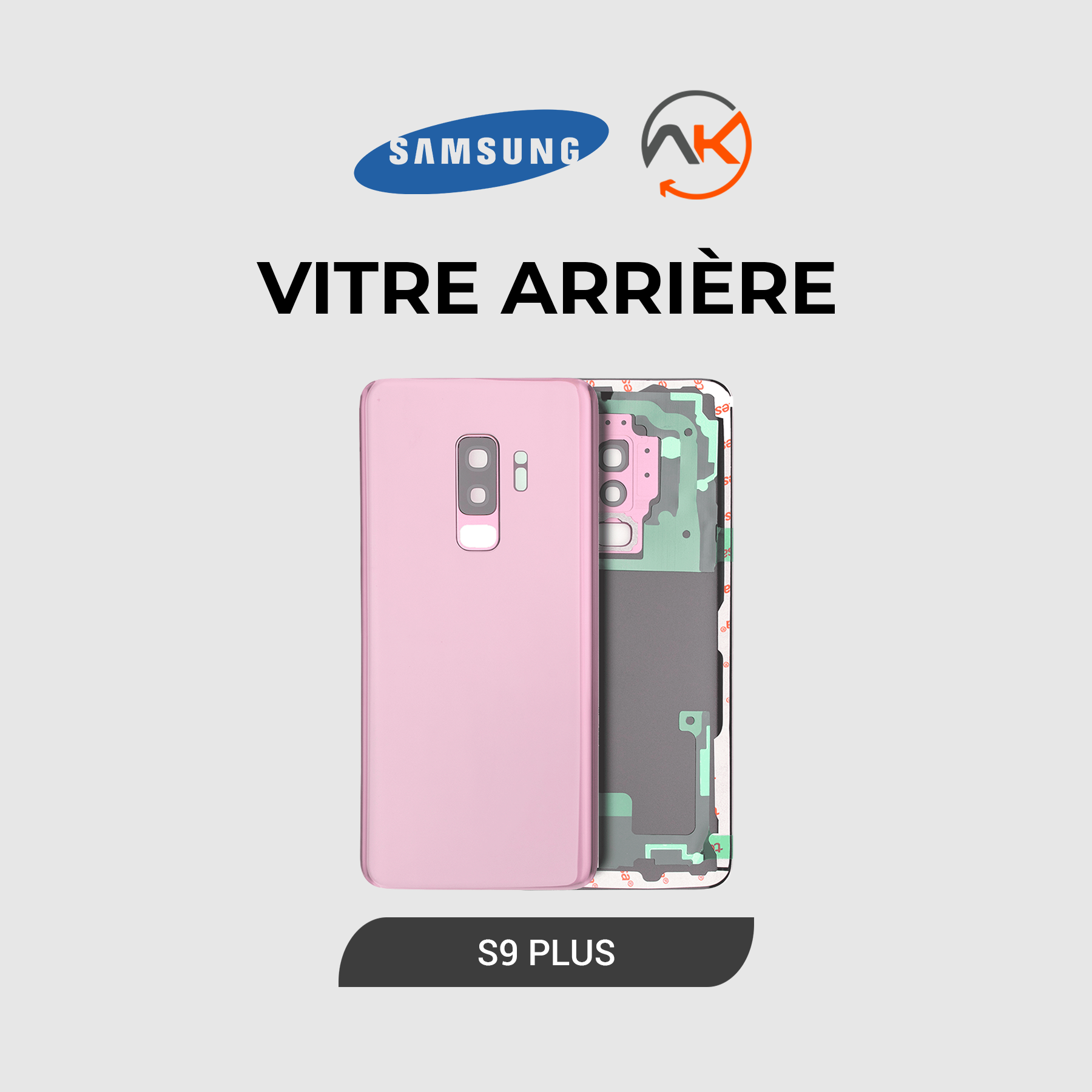 Back Glass Galaxy S9 Plus