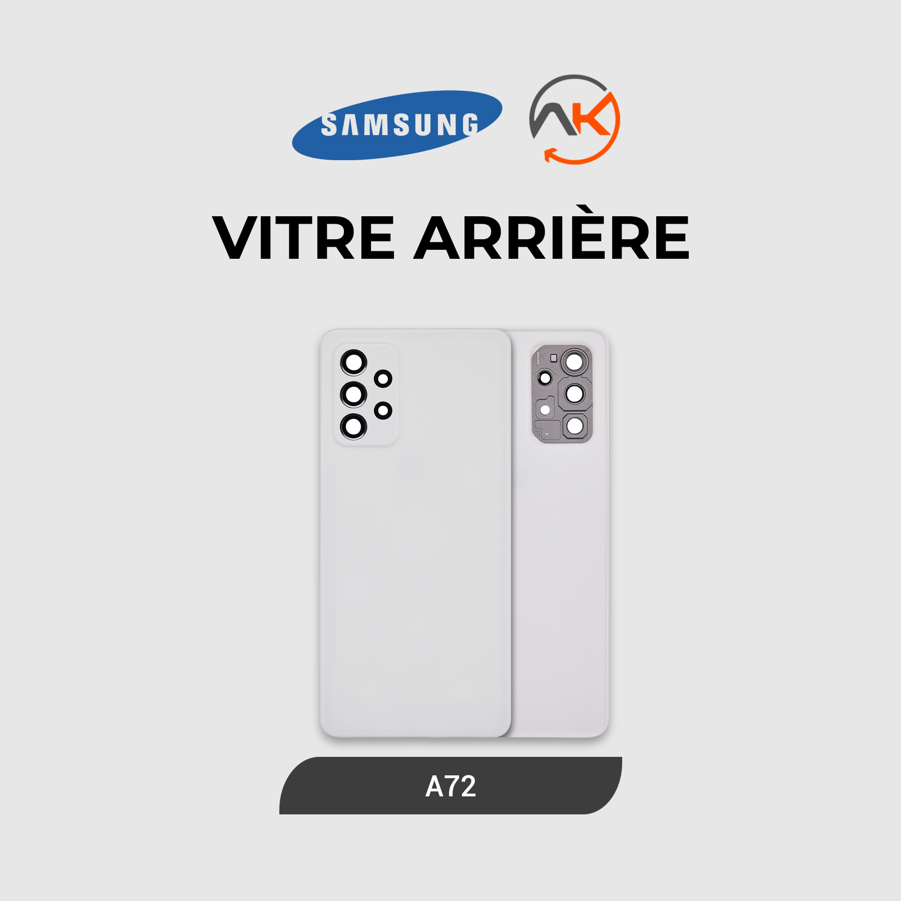 Back Glass Galaxy A72
