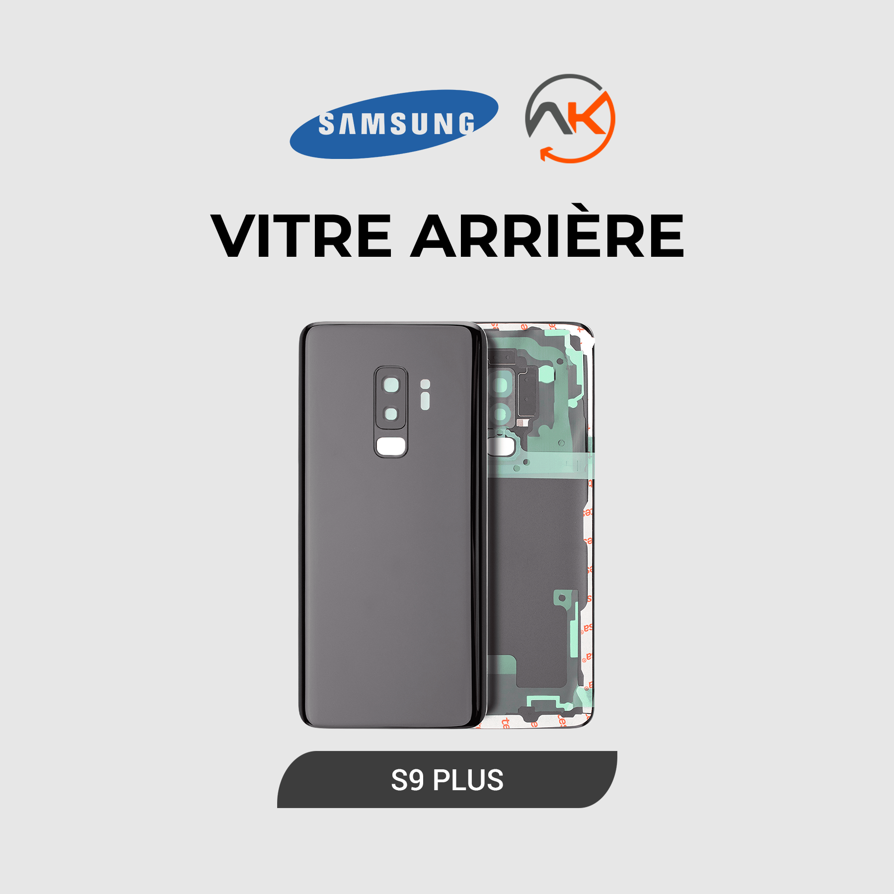 Back Glass Galaxy S9 Plus